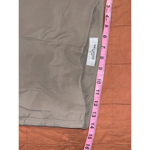 MM.Lafleur Womens High rise  Tan Straight-Leg Pants Size 10 - Picture 5 of 9